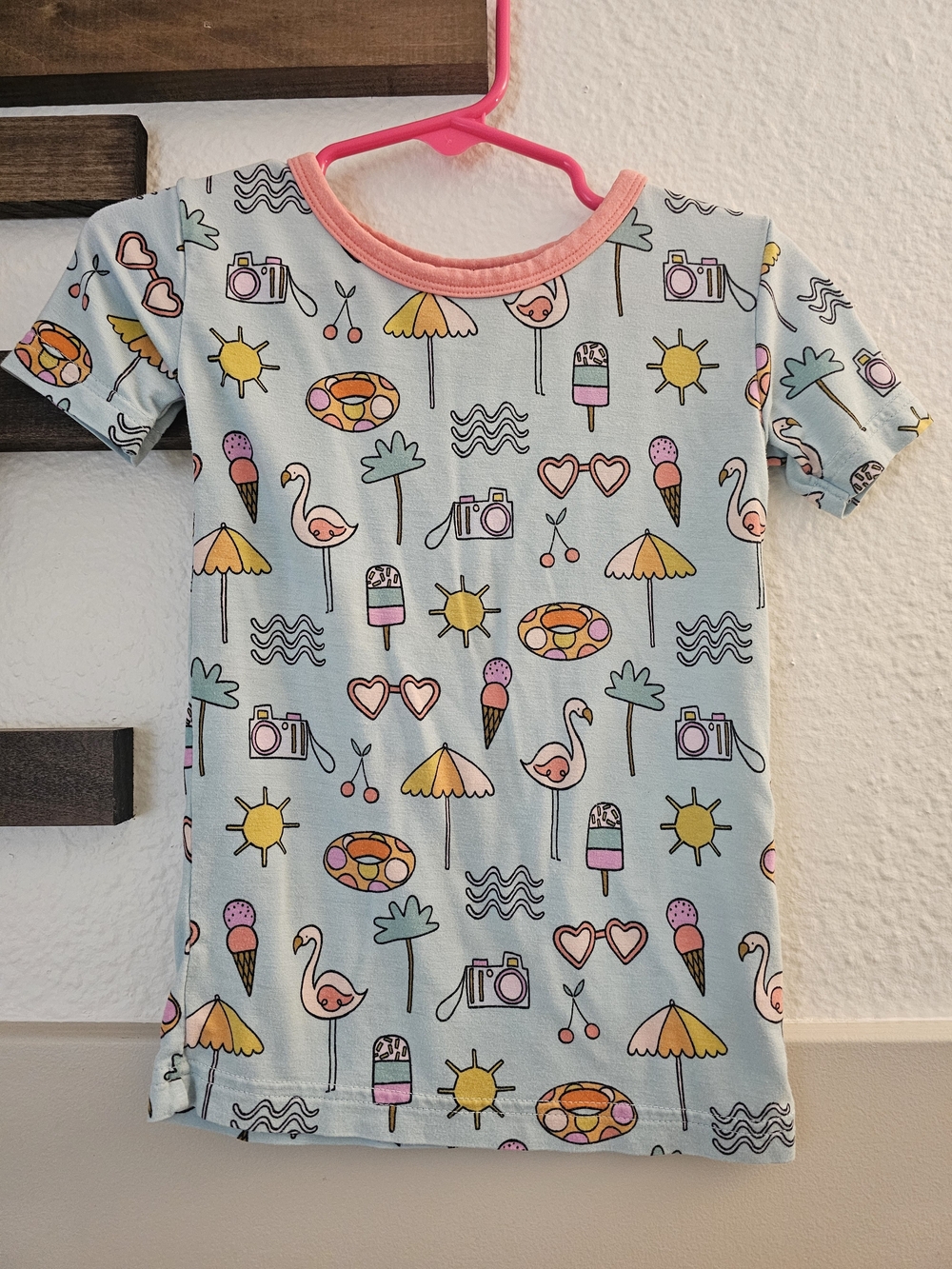 Little Sleepies Pool Party 3T Shirt and shorts set